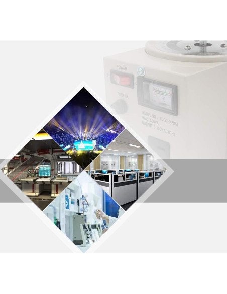 Transformador Variable LVYUAN 500VA 0-130V AC 110V-120V