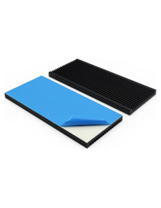 Disipador de Calor de Aluminio Awxlumv 100x45x5mm 2 Pcs