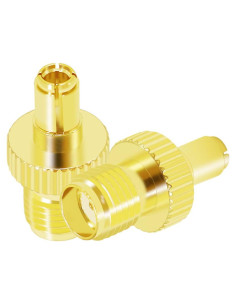 Adaptador Coaxial SMA Hembra a TS9 Macho CNARIO 2PCS