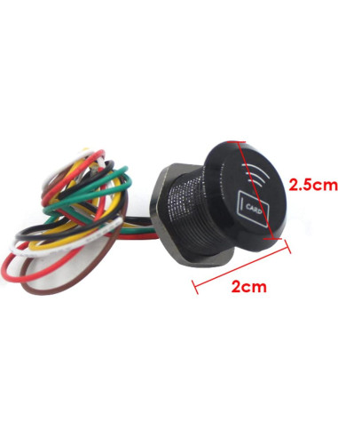 Lector de Tarjetas RFID BSTUO SCR02D 125Khz IP68 Mini