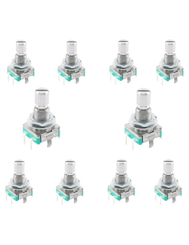 10 Pcs Interruptor Codificador Rotativo JESSINIE 15mm 5 Pines