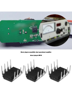 20 Piezas JRC4558 Amplificador Operacional DIP-8 Bajo Ruido 2