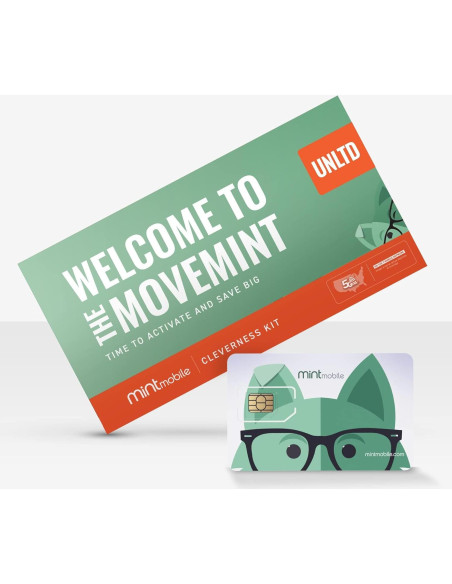 Plan de teléfono Mint Mobile 3 meses ilimitado 5G