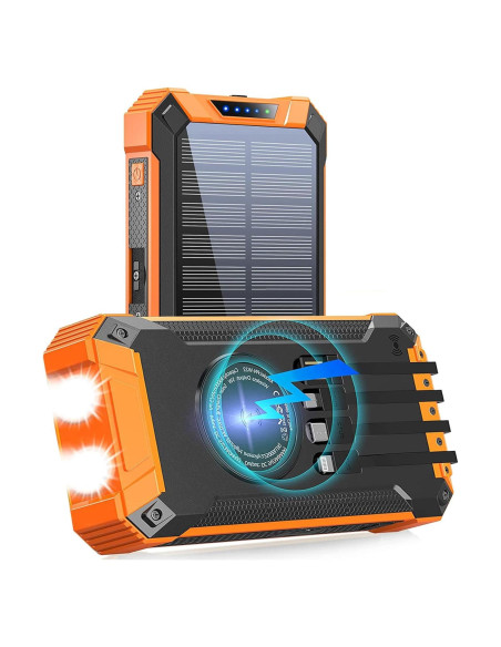 Banco de Energía Solar 36000mAh Shenzhen PN-W22 Inalámbrico