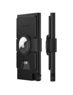 Tarjetero de Aluminio Ekster con Soporte para AirTag Negro