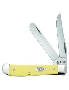 Cuchillo de Bolsillo Case Mini Trapper Amarillo 8.89 cm
