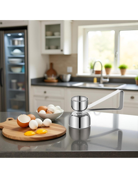 Abridor de Cáscara de Huevo Jowxsx de Acero Inoxidable