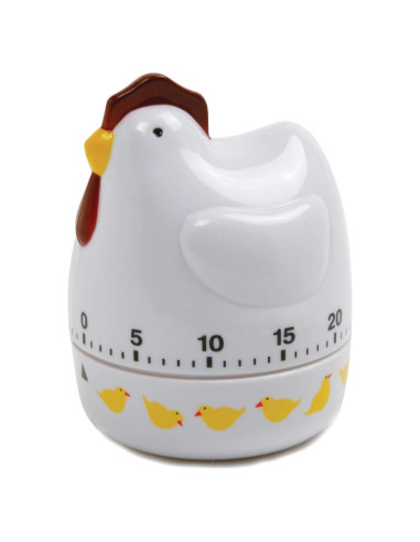 Temporizador de cocina Norpro 60 min diseño pollo colorido