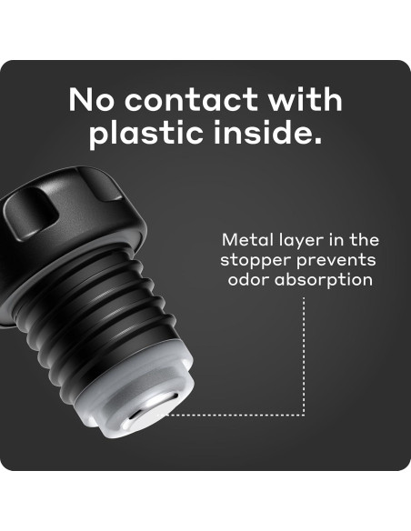 Botella de Agua Aislada Bobber 34 oz Acero Inoxidable Mate