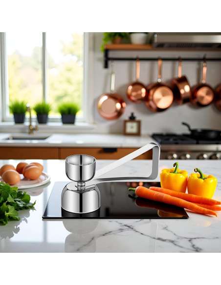 Abridor de Cáscara de Huevo Jowxsx de Acero Inoxidable