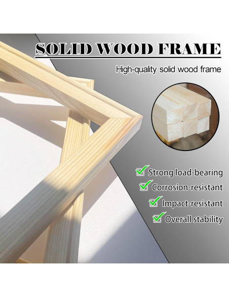 Arte de Pared Lienzo Enmarcado JEAWA Panda Graffiti 101.6x50.8cm