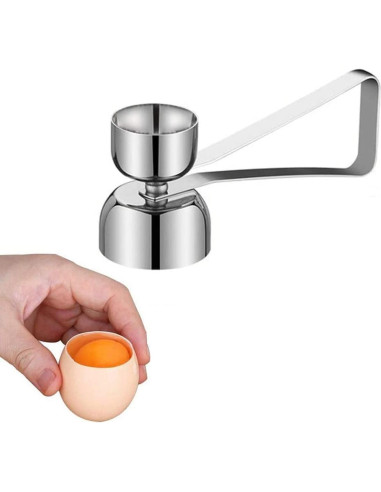 Abridor de Cáscara de Huevo Jowxsx de Acero Inoxidable