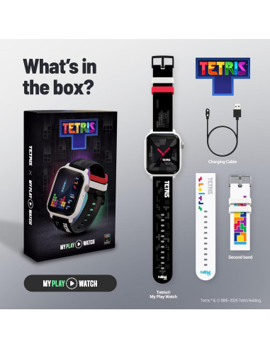 Reloj Inteligente Tetris - Juego Retro, Pantalla Táctil 1.91", IP67