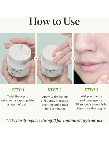 CKD Bálsamo Limpiador Ciruela Verde AHA-BHA 51.2 ml