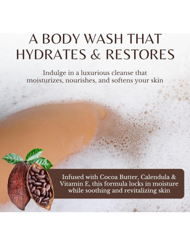 Gel de Ducha Hidratante Edenika Botanicals 473 ml Manteca de Cacao