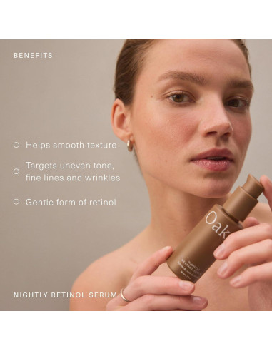 Suero Nocturno Antienvejecimiento Oak Essentials 28 g Retinol