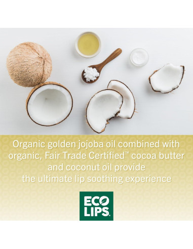 Bálsamo Labial Orgánico Eco Lips Lip Food Limón Espirulina 45g
