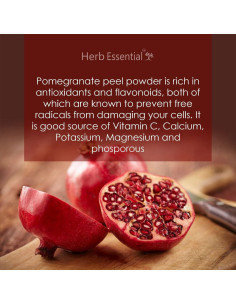 Polvo de Cáscara de Granada Jain 200g - 100% Puro y Natural 2