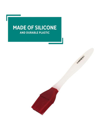 Brocha de Silicona Mirro 21.6 cm Roja para Cocina y Parrilla
