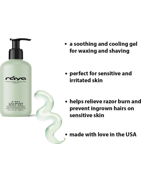 Gel Calmante de Menta RAYA 473 ml para Piel Sensible