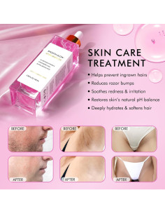 Aceite After Shave Premium WeiWeiLa 100ml para Mujeres - AHA Fresa 2