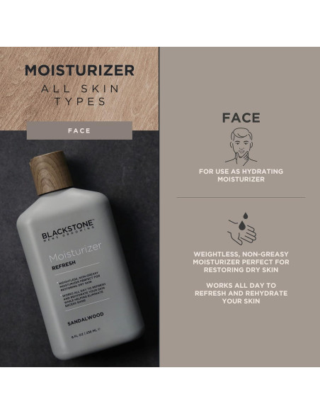 Hidratante Facial Refrescante para Hombres Blackstone 226g