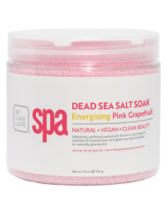 Sal de Mar Muerto Be Care Love Spa 16 oz Pomelo Rosa