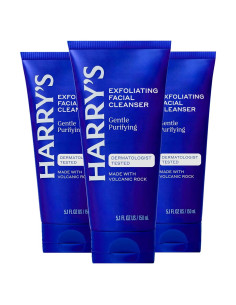 Limpiador Exfoliante Facial Harry's para Hombres 151 ml - 3 Unidades