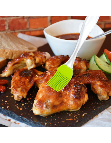 Brochas de Pastelería ZEPELOFFY Silicona Resistente al Calor 4 Pzas