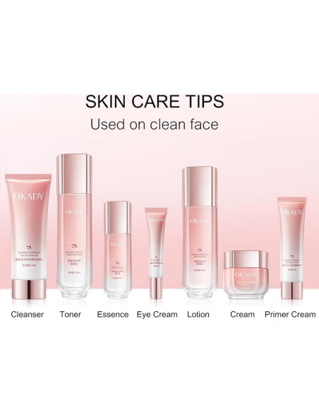 Set de Cuidado de la Piel O'KADY 7 Piezas Hidratante