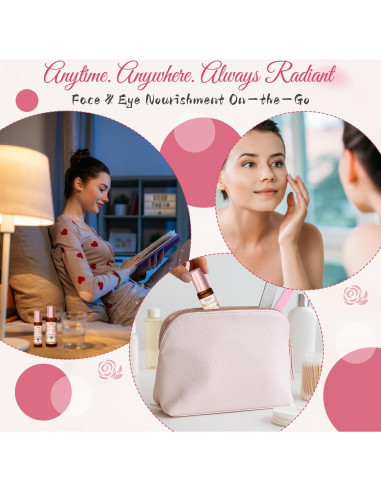 Aceite de Ricino Orgánico Roll On Warmify - Cuarzo Rosa 160g