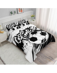 Conjunto Edredón Doble Smell Sunshine Fútbol 203x229 cm 3 Piezas 2