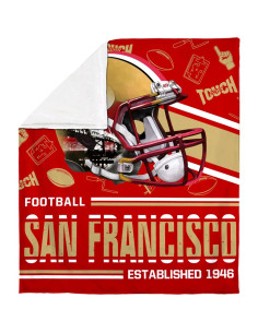 Manta de Lanzamiento de Fútbol Genérico 127x152cm Franela 2