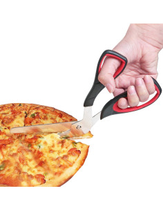 Tijeras para Pizza Asdirne 26.7 cm Mango Ergonómico Acero Inoxidable 2