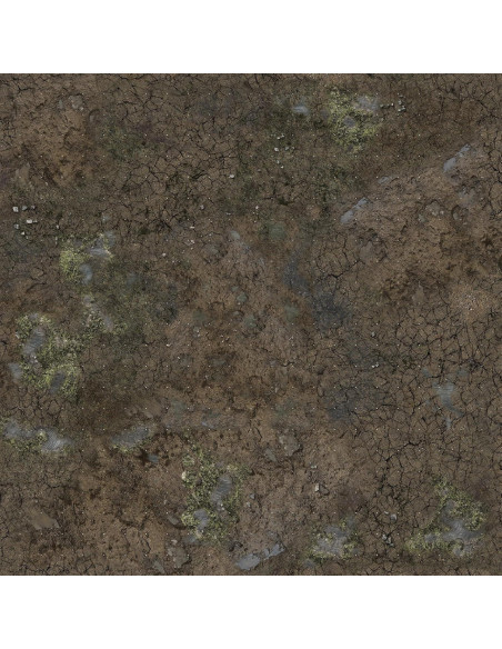 Alfombra de Juego Calles Barrosas Battle Systems 60x60cm