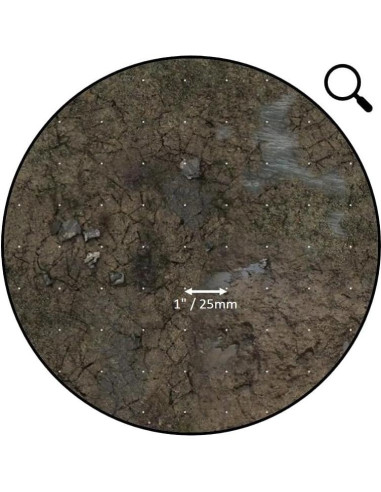 Alfombra de Juego Calles Barrosas Battle Systems 60x60cm