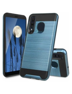Funda TJS Alcatel 3V 2019/5032W a Prueba de Golpes Azul