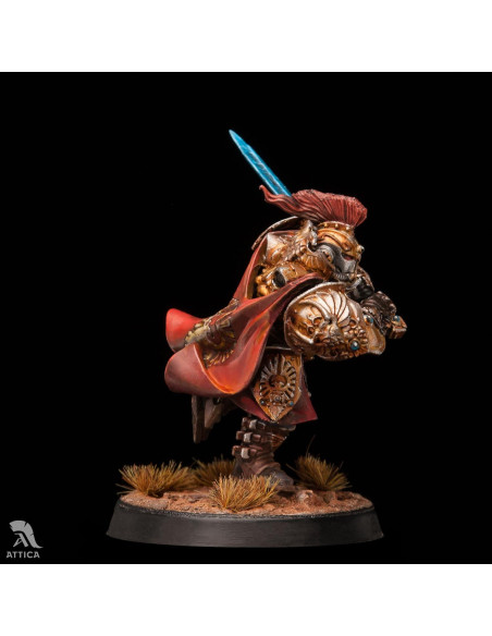 Miniatura Pintada Adeptus Custodes Campeón de Espada Miniatura Pintada Adeptus Custodes Campeón de Espada