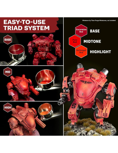 Aeropinturas Warpaints El Pintor del Ejército - 6 x 18 ml Grises Aeropinturas Warpaints El Pintor del Ejército - 6 x 18 ml Grises