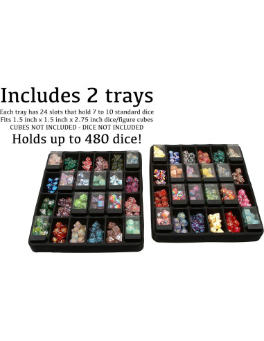 Estuche para Dados Doble Forged Dice Co. - Almacena 560 Dados