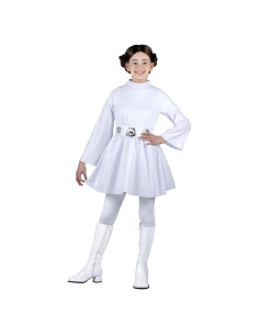 Disfraz de Princesa Leia para Niñas Jazwares - Vestido con Capucha y Peluca