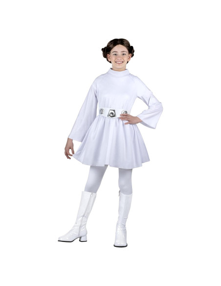 Disfraz de Princesa Leia para Niñas Jazwares - Vestido con Capucha y Peluca Disfraz de Princesa Leia para Niñas Jazwares - Vestido con Capucha y Peluca