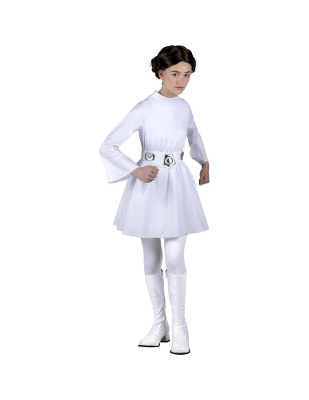 Disfraz de Princesa Leia para Niñas Jazwares - Vestido con Capucha y Peluca Disfraz de Princesa Leia para Niñas Jazwares - Vestido con Capucha y Peluca