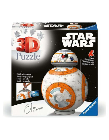 Rompecabezas 3D Ravensburger BB-8 Star Wars 99 Piezas
