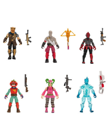 Figuras Fortnite Jazwares 6-Pack 6x2.5" Articuladas