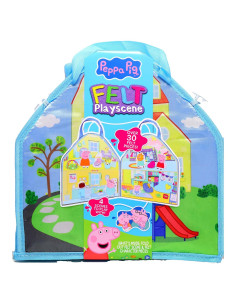 Escena de Juguete de Fieltro Peppa Pig Tara Toy 30 Piezas