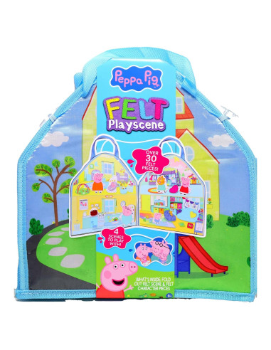 Escena de Juguete de Fieltro Peppa Pig Tara Toy 30 Piezas