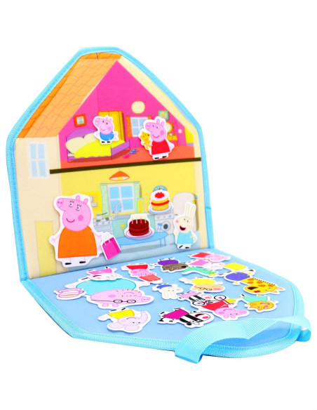Escena de Juguete de Fieltro Peppa Pig Tara Toy 30 Piezas