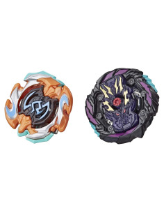 Paquete Doble Beyblade Burst Hypersphere Dusk Balkesh B5 y Right Artemis A5