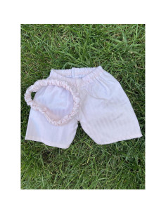 Pantalones Capris Rosas y Diadema para Muñecas Cabbage Patch 16" 2